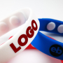 Pulseiras de silicone ajustáveis com clip