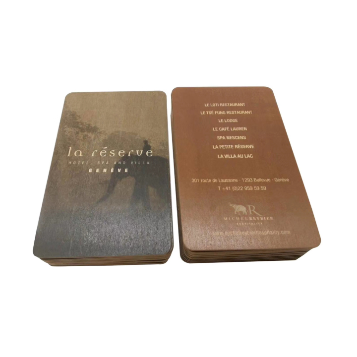 Cartões em Madeira RFID 86x54mm