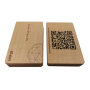 Cartões em Madeira RFID 86x54mm