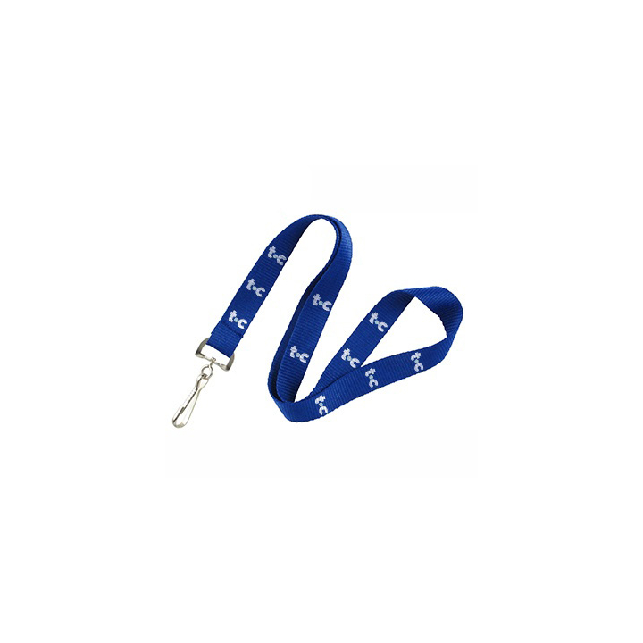 Cordão porta-crachás em nylon clássico