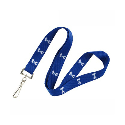 Cordão porta-crachás em nylon clássico