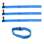 Pulseiras de tecido sem impressão com clip