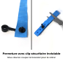 Pulseiras de tecido sem impressão com clip