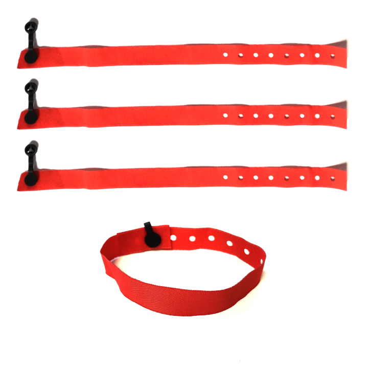 Pulseiras de tecido sem impressão com clip