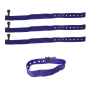 Pulseiras de tecido sem impressão com clip