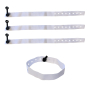 Pulseiras de tecido sem impressão com clip