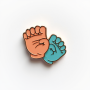 Pins de metal esmaltados com formato personalizado