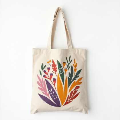 Tote bag em algodão 40x45 cm
