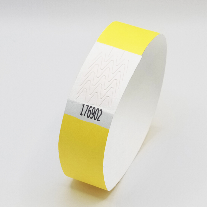 Pulseiras Tyvek sem impressão