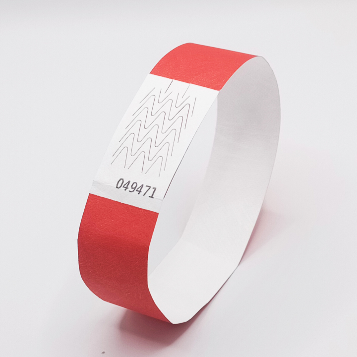 Pulseiras Tyvek sem impressão