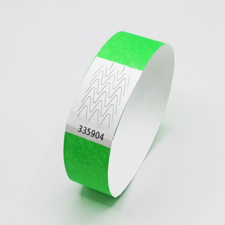 Pulseiras Tyvek sem impressão
