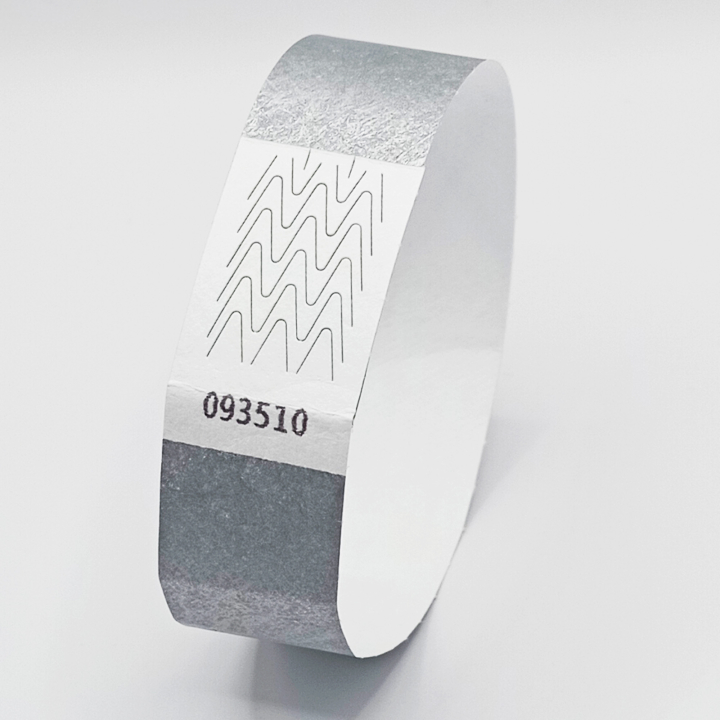 Pulseiras Tyvek sem impressão