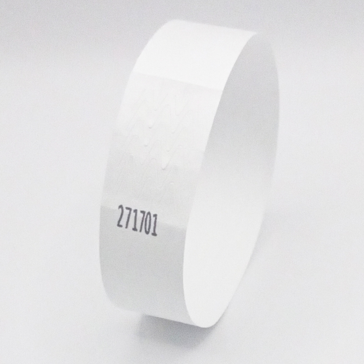 Pulseiras Tyvek sem impressão