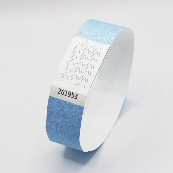 Pulseiras Tyvek sem impressão
