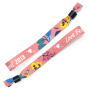 Pulseiras de tecido com produção expresso