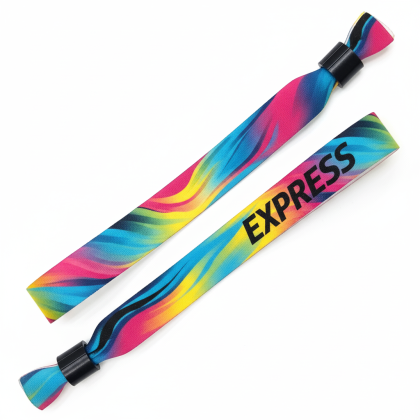 Pulseiras de tecido com produção expresso