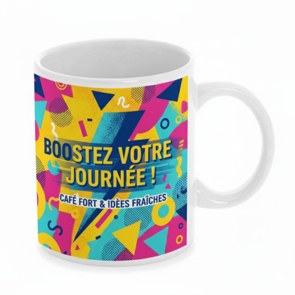Caneca de cerâmica 350 ml personalizada