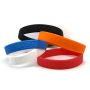 Pulseiras de silicone gravadas — produção expresso em 4 dias