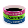 Pulseiras de silicone com produção expresso