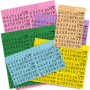 Cartões de bingo para marcar - 500 grelhas flexíveis (224 g)