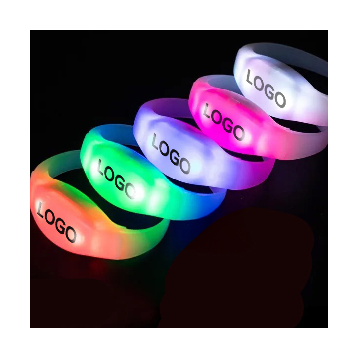 Pulseiras Luminosas 4 LED Personalizadas