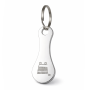 Porte-clés en aluminium personnalisé avec gravure laser pour caddie de course
