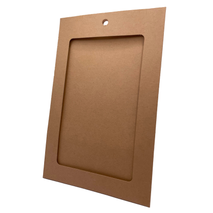 Porta-crachá Kraft A6