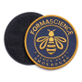 Emblema tecido personalizado com velcro macho e fêmea
