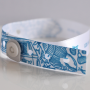 Pulseiras de tecido acetinado com clip