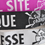 Pulseiras de tecido com personalização tecida