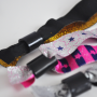 Pulseiras de tecido metalizado