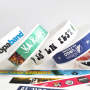 Pulseiras Tyvek com impressão a cores